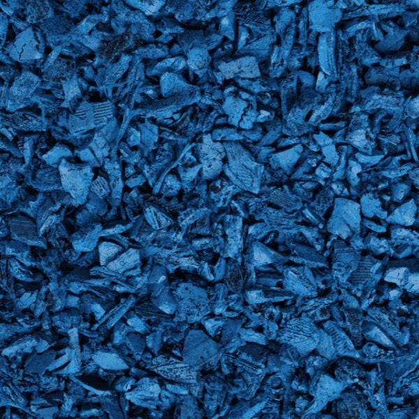 Natural Black (Unpainted) Recycled Rubber Landscape Mulch in Florida