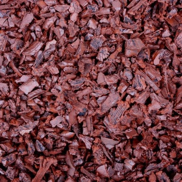 Natural Black (Unpainted) Recycled Rubber Landscape Mulch in Florida